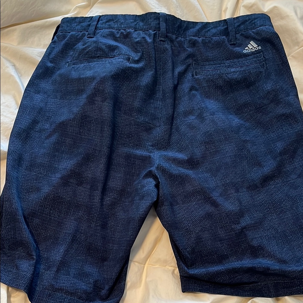 Adidas Men's Navy Blue Shorts